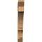 Ekena Millwork Balboa Slat Rough Sawn Bracket, Western Red Cedar, 4"W x 28"D x 32"H BKT04X28X32BOA06RWR - alternate 2